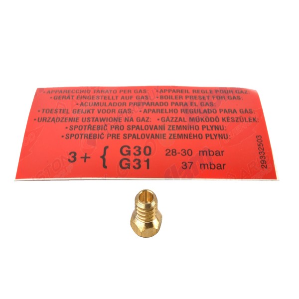 Ugello Bruciatore Principale pentru boiler pe gaz Ariston S/SGA 100V CS (CE) cod piesa 289016