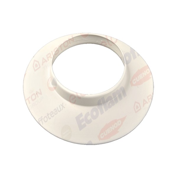 Rozetă Albă D:100 pentru aer conditionat Ariston KIT EVAC. COAX. 60/100 COMP., KIT ORIZONTAL COND. cod piesa 60000925