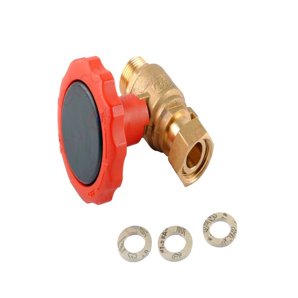 Robinet (buton Roşu) pentru centrala termica de pardoseala Ariston GENUS PREMIUM EVO SOLAR FS 1 cod piesa 65113053