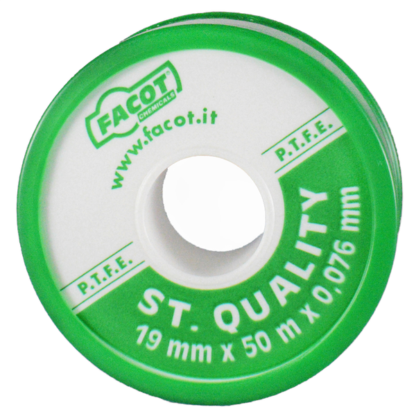 Banda teflon PTFE Facot latime 19 mm, lungime 50 m, grosime 0.076 mm - Prompt Service
