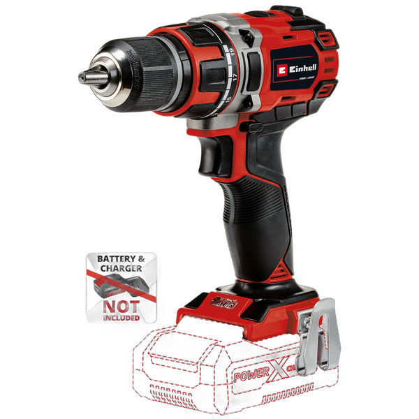 Masina de gaurit si insurubat Einhell TE-CD 18/50 Li BL Solo, 50 Nm, 20 trepte cuplu, mandrina 13 mm, 2 - Prompt Service