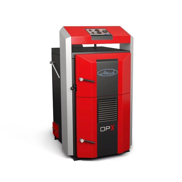 Cazan pe combustibil solid, cu gazeificare, ATTACK DPX STANDARD 25 kW