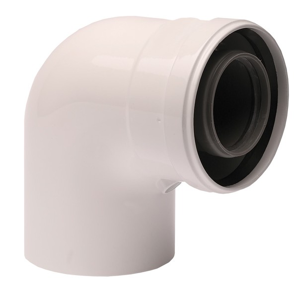 Cot evacuare centrala termica condensare ATI Tip 02, PP/ALL, 60 / 100, WBCUR61002 - Prompt Service