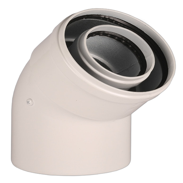 Cot prelungire centrala termica clasica ATI 45 grade, 60 / 100, 2-4610PMF - Prompt Service