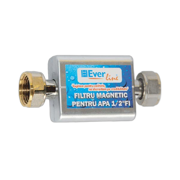 Filtru magnetic Everline 1/2" FI, filtru anticalcar - Prompt Service