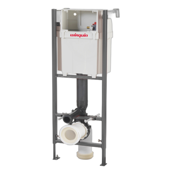 Set rezervor incastrat WC, robinet flotor, racord evacuare, Wirquin Initio Esentie, 50950176 - Prompt Service
