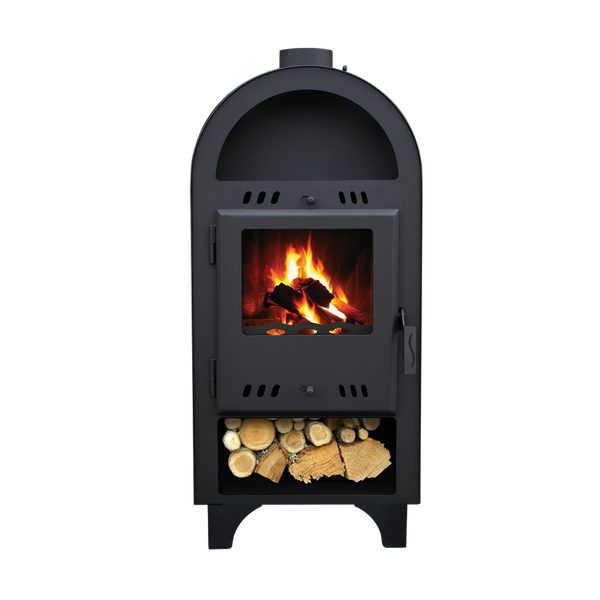 Soba (semineu) pe lemne si brichete, cu bolta, 7 kW, Kalde, KLD7-11920 - Prompt Service