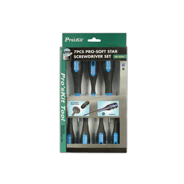 Set surubelnite torx 7 piese, Pro's kit, SD-2302 - Prompt Service