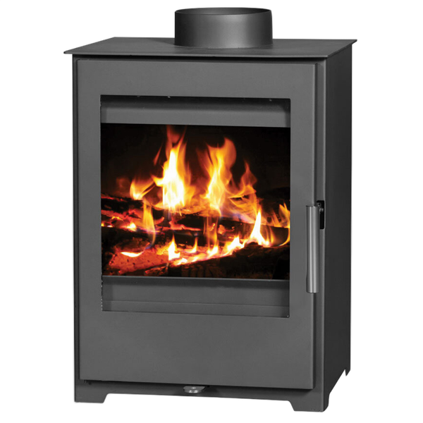 Soba pe lemne Victoria 05 Parma SL, 5 kW, clasa energetica A, dimensiuni compacte, negru - Prompt Service