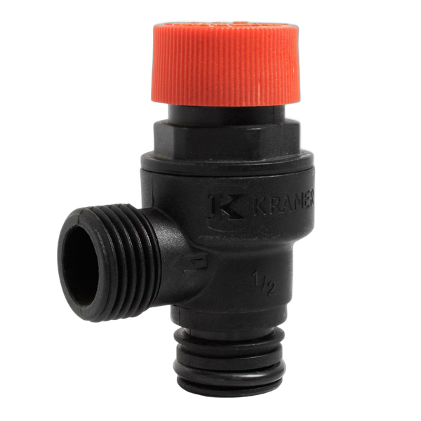 Supapa siguranta Kramer, racord o-ring filet 1/2 FE, 3 bar, compozit - Prompt Service