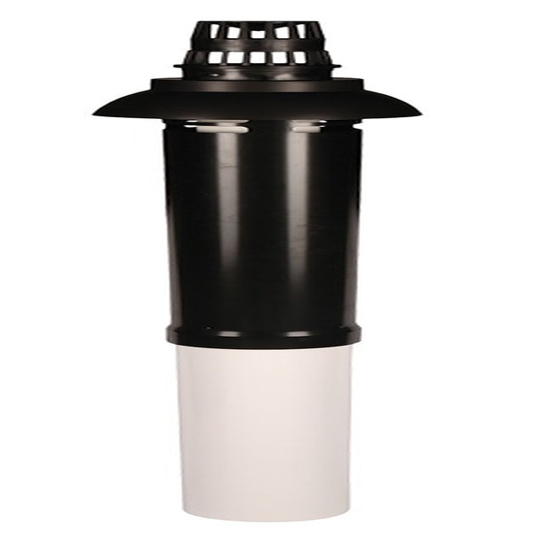 Terminatie verticala centrala condensare ATI diametru 80/125, PP/ALL, neagra, WNTC10050 - Prompt Service