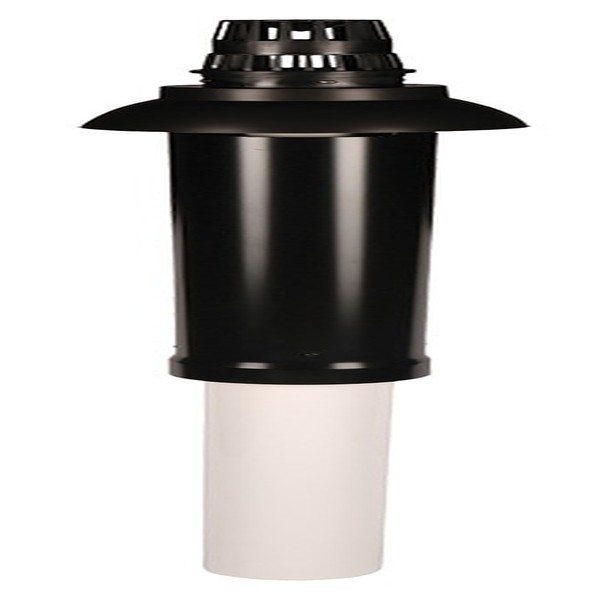 Evacuare verticala centrala condensare ATI 60/100, PP/ALL, neagra, WNTC61050 - Prompt Service