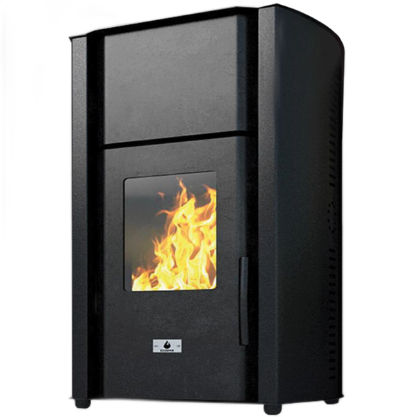 Centrala termica pe peleti TermoLife Sofia 25 kW, centrala tip termosemineu pe peleti - Prompt Service