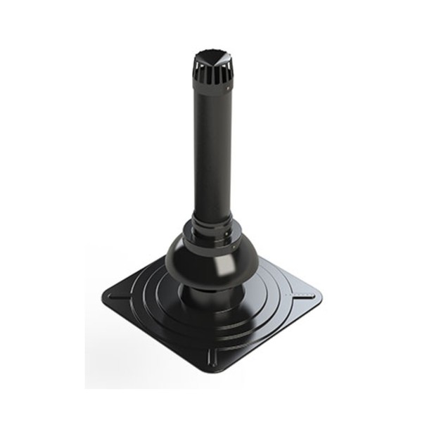 Trecere verticala si element etansare pentru centrala condensare ATI diametru 80 mm, PP, neagra, WN45-080PT - Prompt Service