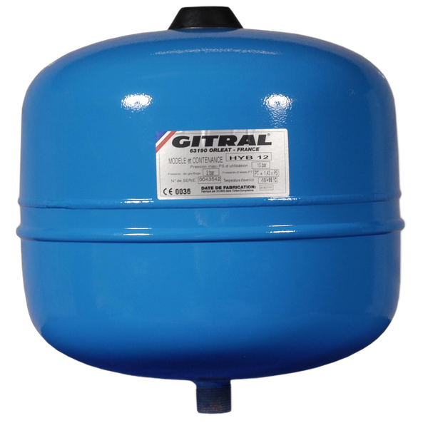 Vas de expansiune 5 litri Gitral HYB5, membrana fixa, 10 bar - Prompt Service