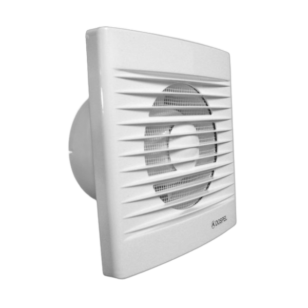 Ventilator casnic axial de perete cu temporizator Dospel STYL 100 WC-P - Prompt Service