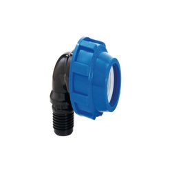 Cot compresiune PeHD 20x1/2 FE, D 20 mm, filet exterior