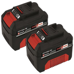 Pachet 2 acumulatori Einhell 2x4,0 Ah Li-Ion, 18V, putere max. 900W, 4511489