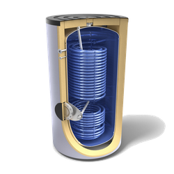 Boiler termo apa calda pentru sisteme pompa caldura Tesy EV 2x9 2x14 S2 800 95 HP, 800 litri, doua serpentine, clasa eficienta C, 305391