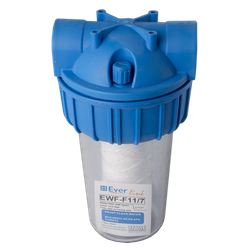 Filtru apa potabila Everline, racord 1 FF, cartus bumbac, EWF-F11/7