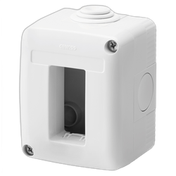 Doza aparat PT Gewiss 66x82x55 mm, 1 modul, IP40, GW27001