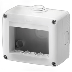 Doza aparat PT Gewiss 99x82x55 mm, 3 modul, IP40, GW27003