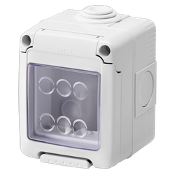 Doza aparat Gewiss aplicata 2 module, IP55, GW27042