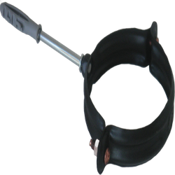 Colier prindere tub ATI NS14-80, diametru 80 mm, inox vopsit negru