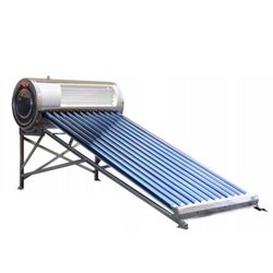 Sistem solar Sontec nepresurizat cu boiler 200L si 24 tuburi vidate, serpentina presurizata din cupru CNP-H58/1800 cu flotor, fara rezistenta