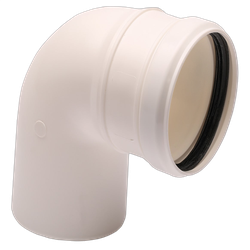 Cot evacuare gaze arse centrale termice condensare ATI WB2-98P, diametru 80 mm, 90 grade, plastic