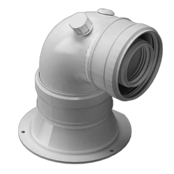 Cot evacuare centrala termica condensare ATI Tip 05, PP/PP, diametru 60 / 100, WBPPCUR61005