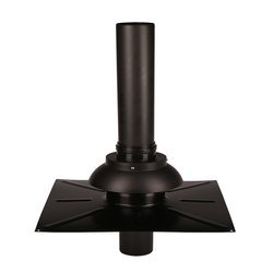 Trecere verticala si element etansare pentru centrala condensare ATI diametru 80 mm, PP, neagra, WN45-080PT