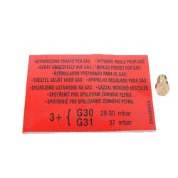 Duza Arzător (lg) pentru boiler pe gaz Ariston BOILER S/SGA 100V (CE) cod piesa 289018