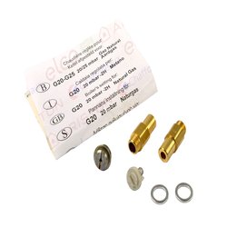 Set Complet Duza Arzător Gaz Natural pentru centrala termica de pardoseala Ariston UNOBLOC G 64 RI MET cod piesa 65102730