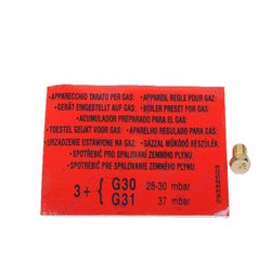 Duza Arzător (lg) pentru boiler pe gaz Ariston 80V FFI-E ARISTON cod piesa 996607