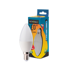 Bec LED lumanare 5W, E14, 6400K, Novelite, EL0056766