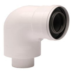 Cot evacuare centrala termica condensare ATI Tip 01, PP/ALL, 60 / 100, WBCUR61001