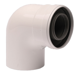 Cot evacuare centrala termica condensare ATI Tip 02, PP/ALL, 60 / 100, WBCUR61002