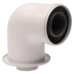 Cot evacuare centrala termica condensare ATI Tip 03, PP/ALL, 60 / 100, WBCUR61003