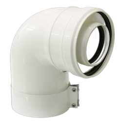 Cot evacuare centrala termica condensare ATI Tip 01, PP/PP, diametru 60 / 100, WBPPCUR61001