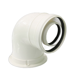 Cot evacuare centrala termica condensare ATI Tip 08, PP/PP, diametru 60 / 100, WBPPCUR61008