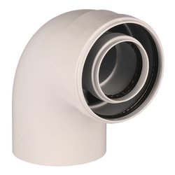 Cot prelungire centrala termica clasica ATI 90 grade, 60 / 100, 2-9610PMF