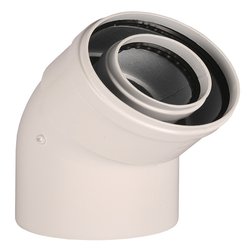 Cot prelungire centrala termica clasica ATI 45 grade, 60 / 100, 2-4610PMF