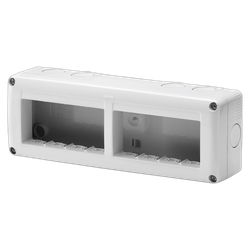 Doza aparat aplicata Gewiss 231x82x55 mm, 2x4 module, IP40, GW27006