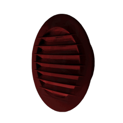 Grila ventilatie circulara cu plasa de insecte Dospel KRO 150 /B