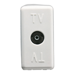 Priza TV, 1 modul, alb, Gewiss, GW20228