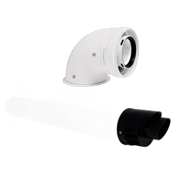 Kit evacuare gaze arse centrala termica condensare Immergas, diametru 60/100, cod piesa 3.024598