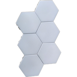 Corp LED hexagonal Well Crystal, magnetic, 4000K, set 6 bucati, cu adaptor, Crystal 6 WL