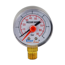 Manometru apa aer vertical 6 bar, Everline, BAR-A06