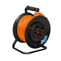 Prelungitor cu tambur 40 m, 4 prize, 3x1.5, Inlet, EL0038678